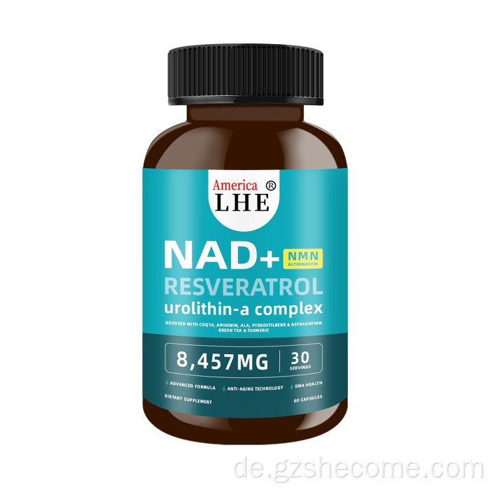 Hochfärbung NAD -Ergänzung mit grünem Tee -Astaxanthin